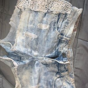 denim shorts